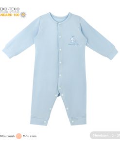 Bộ body dài tay mềm mịn sơ sinh